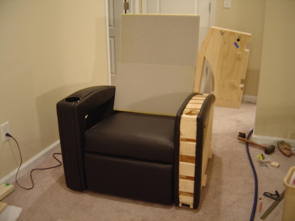 My DIY home theater chairs.